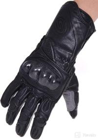 img 3 attached to 🧤 Seibertron SP2 SP-2 Adult On-Road Street Racing Motorcycle Gloves - Authentic Leather, Black, Size Small