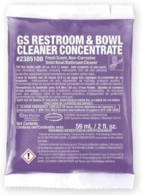 img 1 attached to 🚽 STEARNS Professional GS Restroom & Bowl Cleaning Kit - 1 Spout Cap Design 32oz Reusable Bottle with 10 Cleaner Refills, Makes 10-32oz Bottles