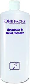 img 3 attached to 🚽 STEARNS Professional GS Restroom & Bowl Cleaning Kit - 1 Spout Cap Design 32oz Reusable Bottle with 10 Cleaner Refills, Makes 10-32oz Bottles