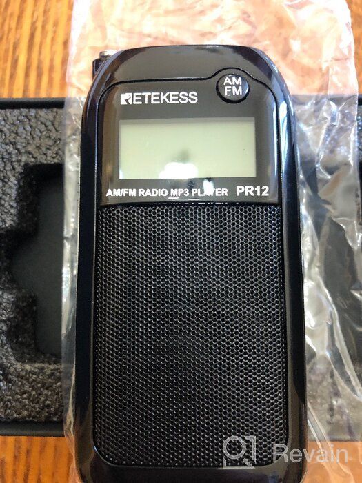 img 2 attached to 📻 Retekess PR12 Portable Pocket Radio AM FM: Ultimate Walking Companion - Small & Digital with Headphone Socket & Clear Display (White) review by Abhi Ambrose ᠌