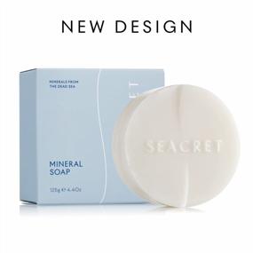 img 3 attached to SEACRET Natural Soap - Mineral Soap Bar With Dead Sea Minerals & Olive Oil For A Healthy Glowing Skin. 4.4 Oz