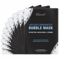 ebanel 10 pack carbonated bubble clay mask, deep cleansing face mask for acne and pores, detox volcanic ash and bentonite clay mask with collagen peptides, vitamin c, hyaluronic acid, niacinamide логотип