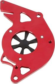 img 1 attached to 🏍️ F FIERCE CYCLE Red Motorbike Aluminum Chain Guard Sprocket Engine Cover - Compatible with Honda MSX125 2013-2017