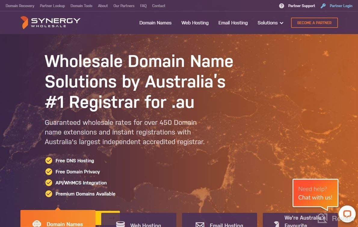 img 1 attached to Synergy Wholesale Domain Registration review by Evan Hernandez