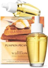 img 1 attached to 🎃 Bath and Body Works Pumpkin Pecan Waffles Wallflowers: Box of 2 Refills - Irresistible Fall Fragrance for Your Home