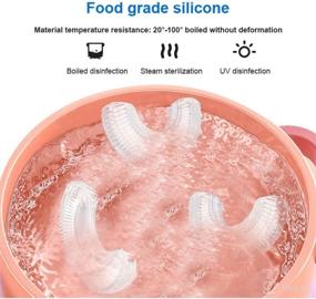 img 2 attached to Toothbrush Silicone Bristled Cleaning Anti Choking