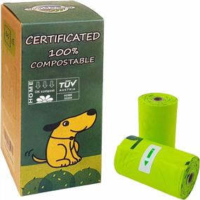 img 4 attached to Go Green With Moonygreen Compostable Dog Poop Bags: Extra Thick, Leak-Proof, Vegetable-Based Refills In Bulk (120 Count)