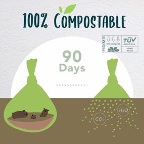 img 3 attached to Go Green With Moonygreen Compostable Dog Poop Bags: Extra Thick, Leak-Proof, Vegetable-Based Refills In Bulk (120 Count)