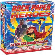 unleash your inner hero with marvel's 'enter the danger room: rock paper heroes' logo