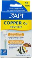 copper test kit: accurate 90-test aquarium water testing with api logo