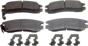 img 4 attached to 🔧 Wagner ThermoQuiet PD698 Ceramic Brake Pads - Disc Pad Set