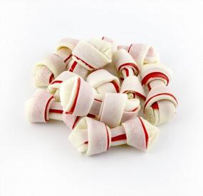 img 2 attached to 35-Count Mini Rawhide Bones For Small/Toy Dogs, Dingo P-25002, In White