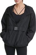 dkny womens anorak funnel jacket women's clothing via coats, jackets & vests logo