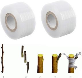 img 4 attached to Efficient Nursery Gardening Tool - EORTA Self-Adhesive Stretchable Grafting Tapes For Fruit Tree, Flowers, Vegetables & Plants