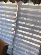 картинка 1 прикреплена к отзыву LUCKUP Серые роллеты с двумя роликами с зеброй - Дневные и ночные жалюзи на окна с легкой установкой, 23,6" х 90 от Pradeep Dhimal