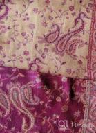 img 1 attached to Jacquard Paisley Pashmina: A Stylish, Double-Sided Wrap That Cures Your Silver Fever And Enhances Your Look! review by Luis Green