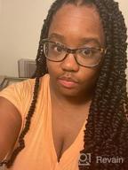 img 1 attached to 7 Packs Pre-Twist Passion Twist Hair 24 Inch Passion Twist Crochet Hair Pre Looped 16 Roots Bohemian Braids For Passion Twist Synthetic Braiding Hair Extensions (24 Inch (Pack Of 7), T1B/530#) review by Vace Thompson
