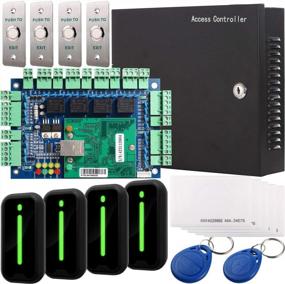 img 4 attached to UHPPOTE Network RFID Access Control Board Kit For 4 Doors With Wiegand 26 Bits And Metal AC110V Power Box