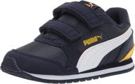 puma unisex baby fastener peacoat vibrant girls' shoes ~ athletic логотип