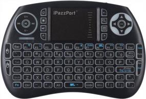 img 4 attached to Беспроводная мини-клавиатура с подсветкой для Android TV Box, Nvidia Shield TV и Raspberry Pi 3 - IPazzPort KP-810-21SL