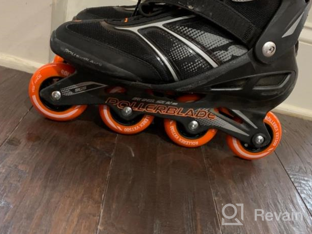 img 1 attached to 🛼 Enhance Your Skating Experience with Rollerex VXT500 Inline Skate Wheels (8-Pack) - Available in Various Sizes and Colors for Indoor and Outdoor Use as a Perfect Roller Blade Wheel Replacement review by Paul Ruberto