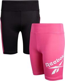 img 4 attached to 🏃 Reebok Active Girls' Athletic Shorts - Performance Girls' Clothing