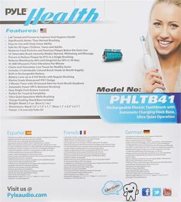 img 2 attached to Revolutionize Your Oral Care with the Pyle Rechargeable Electric Toothbrush!