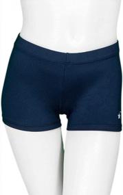 img 2 attached to Women'S Gymnastics Compression Shorts For Dance Tumbling & Sports, Adult Sizes