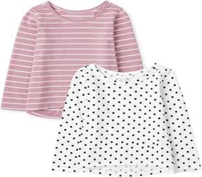 img 4 attached to Childrens Place Toddler Sleeve 2 Pack Apparel & Accessories Baby Girls ~ Clothing