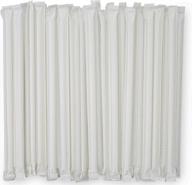 durahome 1000-pack individually wrapped 8-inch restaurant style plastic straws, bpa-free and 0.24" wide - perfect for parties and gatherings! логотип