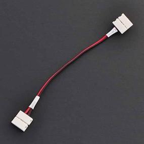 img 1 attached to 5-Pack 8Mm Single Color 2-Conductor LED Strip Connector Jumper With 3In Wire - Ledwholesalers 2303-8Mm
