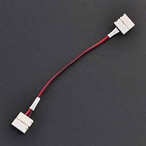 img 3 attached to 5-Pack 8Mm Single Color 2-Conductor LED Strip Connector Jumper With 3In Wire - Ledwholesalers 2303-8Mm