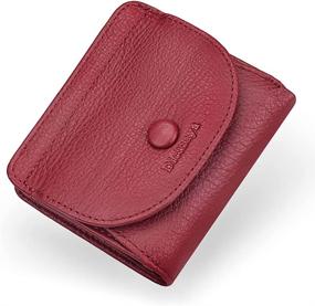 img 2 attached to 👝 Dicihaya Genuine Leather Wallets & Multi-Compartment Handbags for Women - Wallet Collection