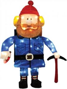 img 4 attached to Get Festive With ProductWorks 3D Pre-Lit Yukon Cornelius Christmas Decoration - 24 Inches Tall With 50 Lights!