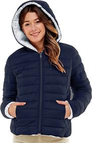 img 1 attached to Love Tree Womens Reversible Sherpa Women's Clothing at Coats, Jackets & Vests