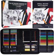 get creative with tavolozza 77 pack drawing set: professional art supplies at your fingertips! logo