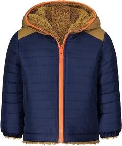 img 3 attached to 🧥 Stylish and Warm: Kosh Heavyweight Colorblock Puffer Heather Boys' Clothing for Cold Weather