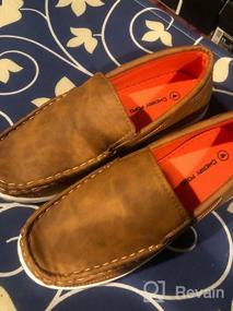 img 6 attached to Мокасины для мальчиков - ЧЕРРИ ПОПО Черные 05: Комфортная и удобная обувь для повседневной носки