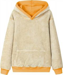 img 2 attached to Warm & Cozy: Duyang Women'S Winter Sherpa Fleece Pullover Sweatshirts