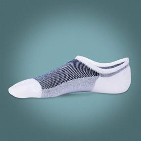 img 1 attached to Men & Women'S No Show Socks: Anti-Slip Athletic Cotton With Non Slip Grip - IDEGG