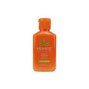 img 3 attached to Hempz Yuzu & Starfruit Daily Herbal Lotion With Broad Spectrum SPF 30 - Fragranced, Paraben-Free Sunscreen And Moisturizer With 100% Natural Hemp Seed Oil For Women - Premium Skin Care Products