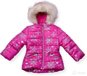 img 3 attached to 🧥 Arctic Quest Puffer Ski Jacket and Snowbib Snowsuit Set for Infants, Toddlers & Young Girls