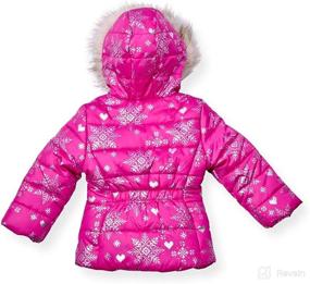 img 1 attached to 🧥 Arctic Quest Puffer Ski Jacket and Snowbib Snowsuit Set for Infants, Toddlers & Young Girls