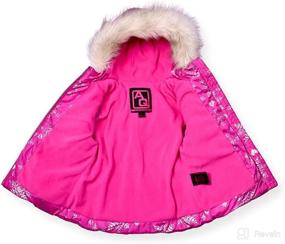 img 2 attached to 🧥 Arctic Quest Puffer Ski Jacket and Snowbib Snowsuit Set for Infants, Toddlers & Young Girls