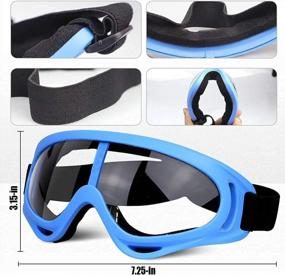 img 3 attached to POKONBOY 4 Pack Safety Goggles For Nerf Game Battle - Protective Eyewear For Kids And Teens (4 Colors)