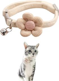 img 4 attached to Cats，Kitten Collar，Cute Collar，Breakaway Breakaway，Cat Personalized