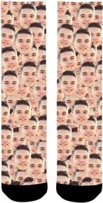 img 2 attached to Custom Face Socks,Personalized Photo Socks,Multiple Faces,Put Face On Socks For Men,Women