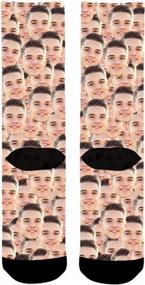 img 1 attached to Пользовательские носки для лица, персонализированные носки с фотографиями, несколько лиц, носки с изображением лица для мужчин, женщин