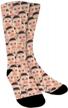 custom face socks,personalized photo socks,multiple faces,put face on socks for men,women logo