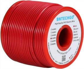 img 4 attached to BNTECHGO 22 Gauge PVC 1007 Electric Wire Red 100 Ft 22 AWG 1007 Hook Up Stranded Copper Wire